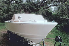 Acoustiblok Soundproofing Material Installed in a 1965 Bertram Boat