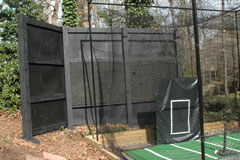 Acoustifence noise barrier quiets residential batting cage noise