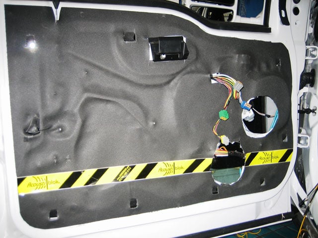 Auto soundproofing