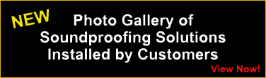 View our new soundproofing solutions photo gallery