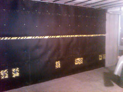 Residential condo with Acoustiblok soundproofing material being installed