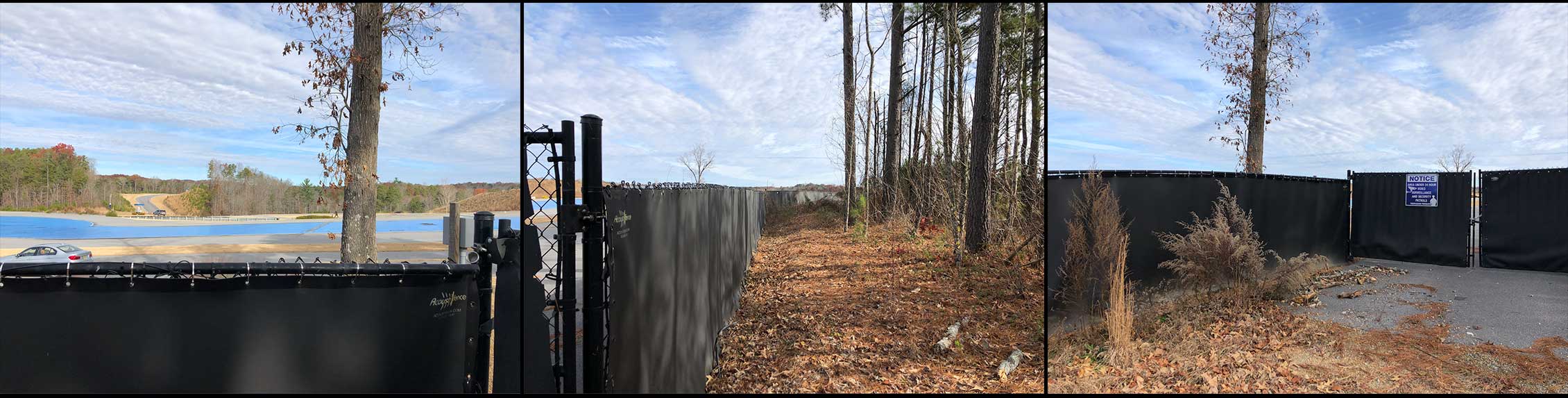 AMPCollage1 Atlanta Motorsports Park Noise Barrier