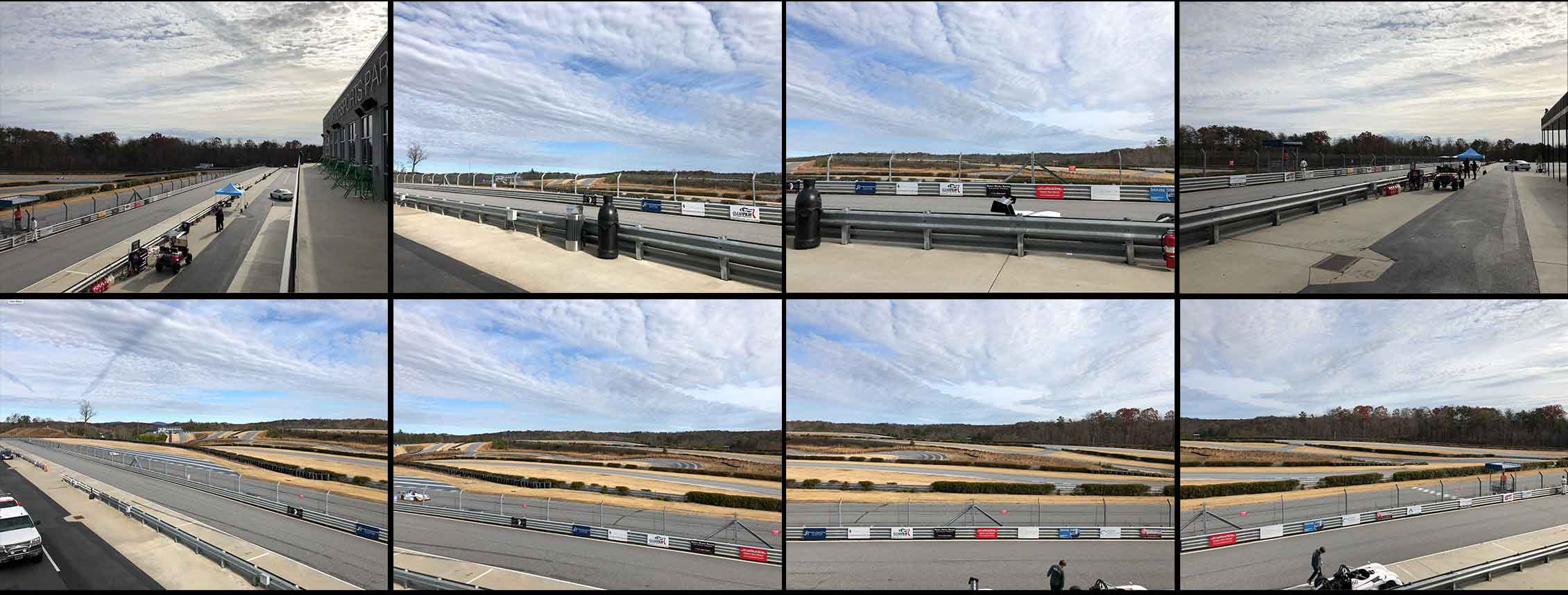 AMPCollage3 Atlanta Motorsports Park Noise Barrier