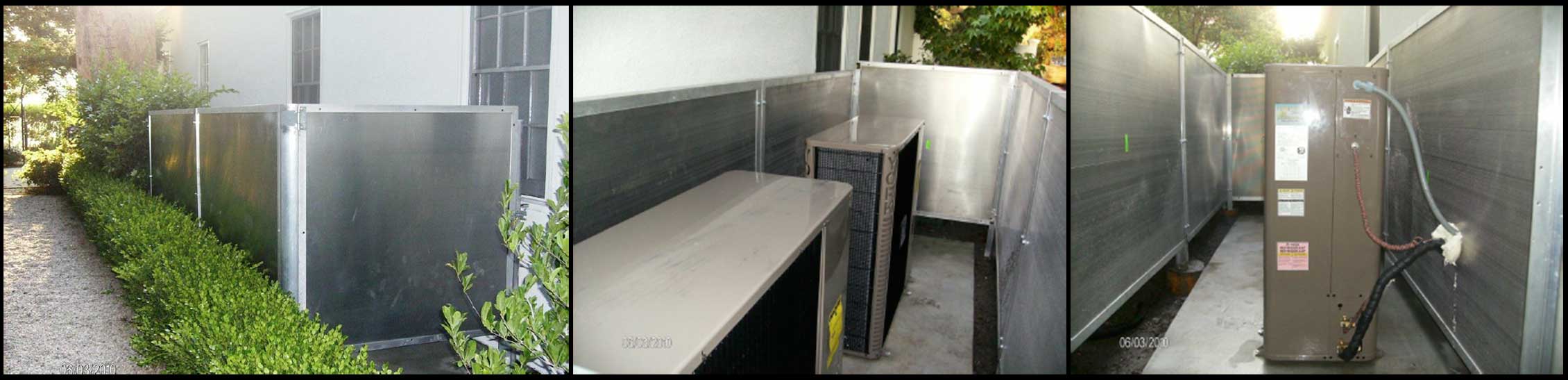 AWSPResACUnitPerimeterEnclosureCollage2 Residential AC Perimeter Enclosure