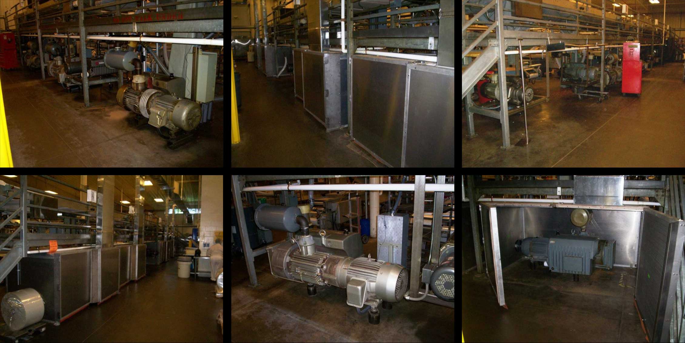 AWSPVacuumPumpProjectCollage1 Vacuum Pump Noise Enclosures