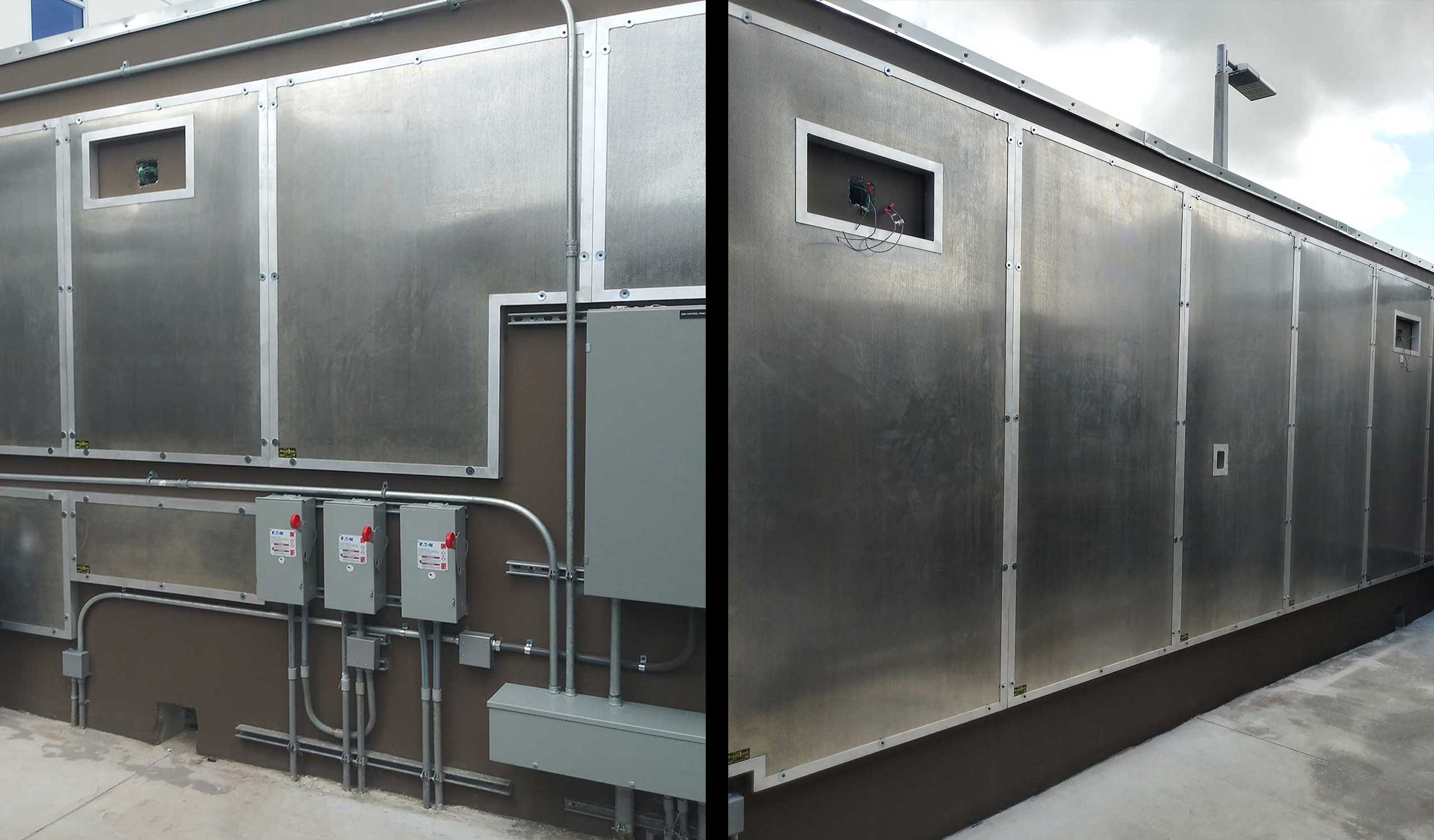 Adult-Education-Center-Chiller-Enclosure-Collage-1 Adult Education Center Enclosure