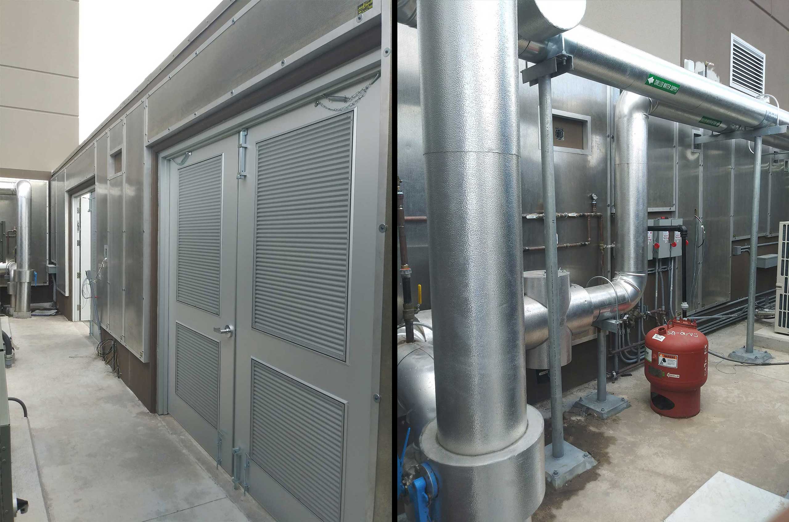 Adult-Education-Center-Chiller-Enclosure-Collage-2a Adult Education Center Enclosure