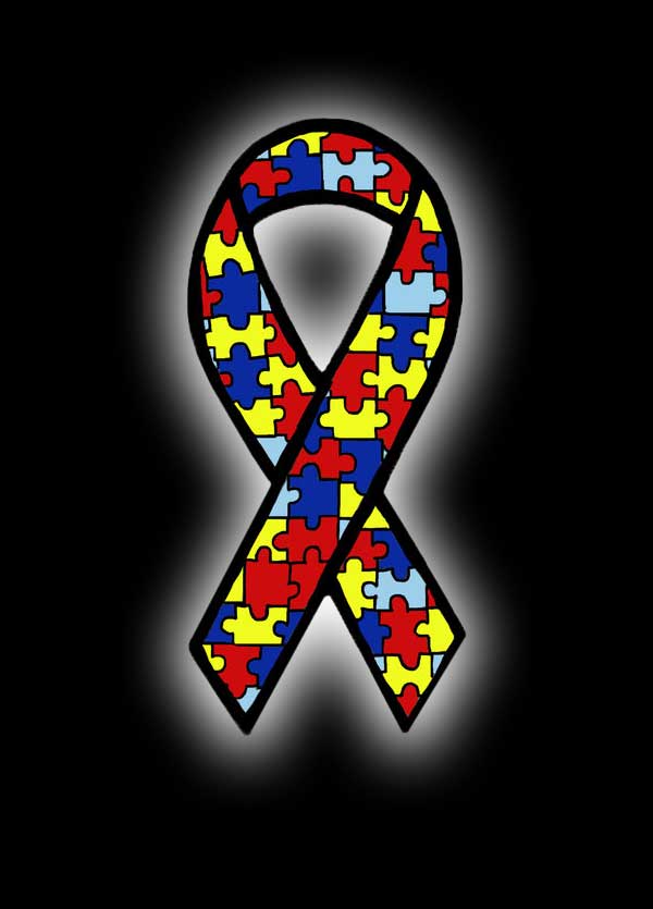 AutismAwarenessRibbonDropGlow Helping Autism Hyper Sensitivities