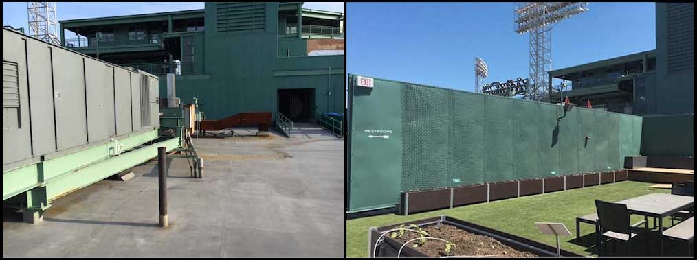 FenwayCollage2 Fenway Park Noise Barrier