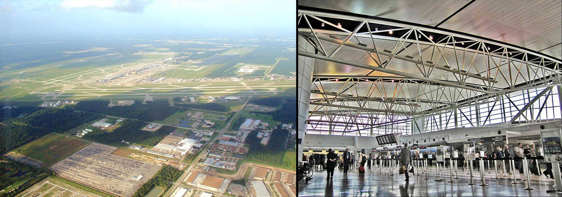 GWBushAirportCollage1 Quieting George Bush Airport