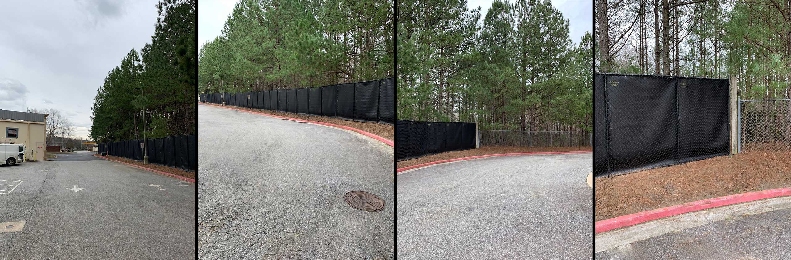 Geneva-Roswell-Collage2 Indian Creek Shoppes Noise Barrier