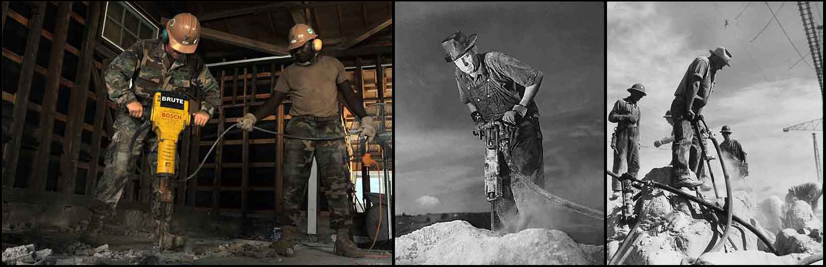 JackhammerCollage1 Jackhammer Construction Noise