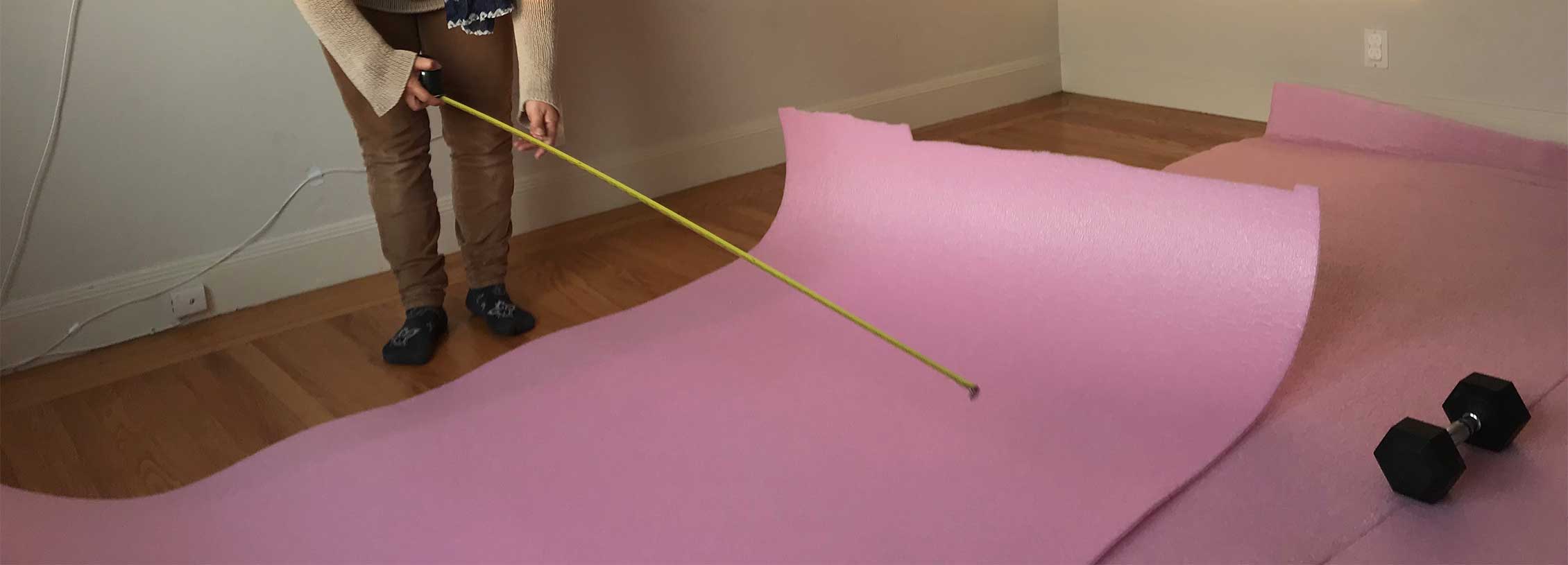 KadnerAcoustiPadImage1 Acoustiblok Quiets Bedroom Floor