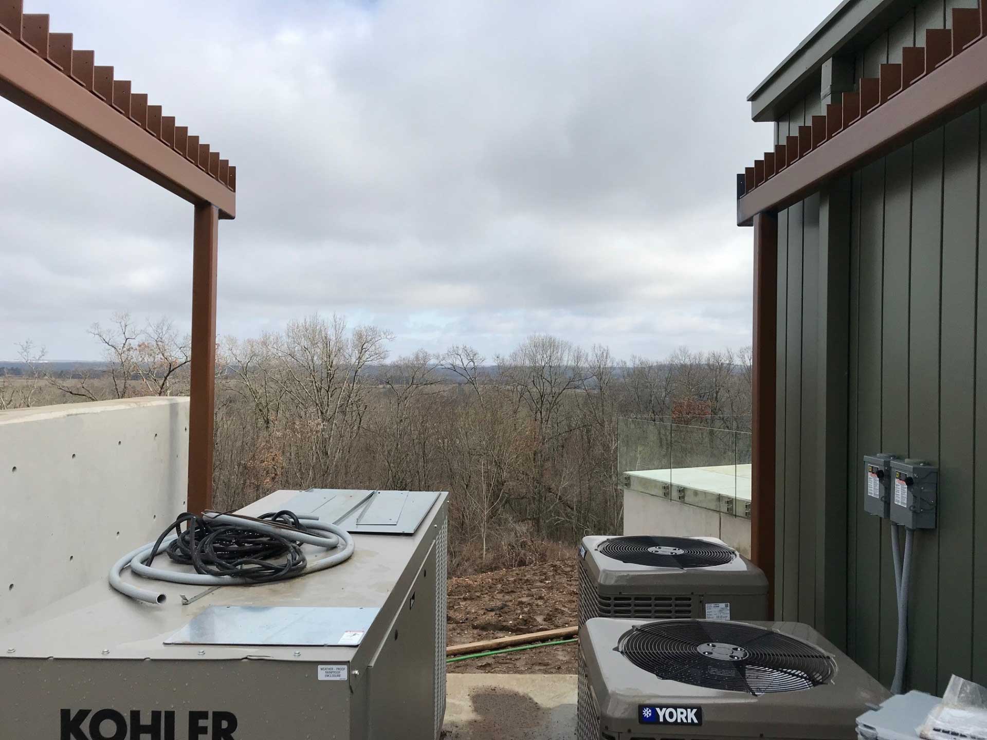 MOT—Wall#3-1920 Residential Generator HVAC Enclosure