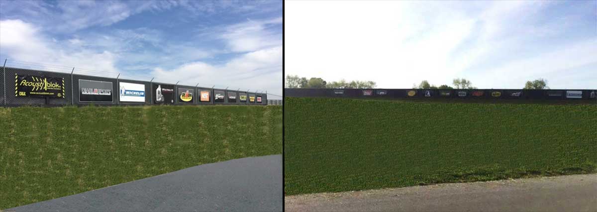 NCMTrackImageCollage1200 National Corvette Museum Noise Barrier