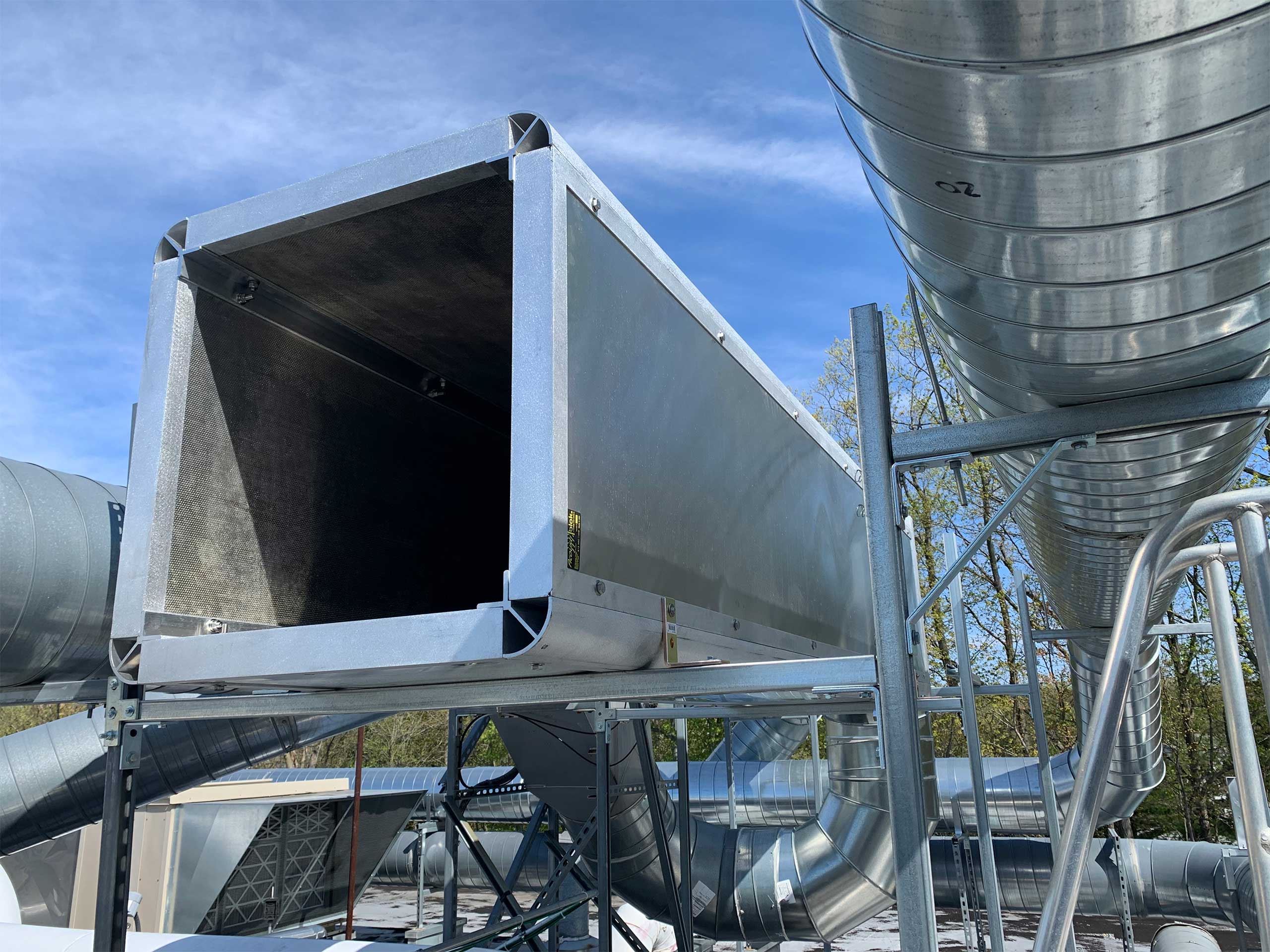 PAR-Pharmaceutical—Installation1-2560 Pharmaceutical Blower Discharge Enclosure