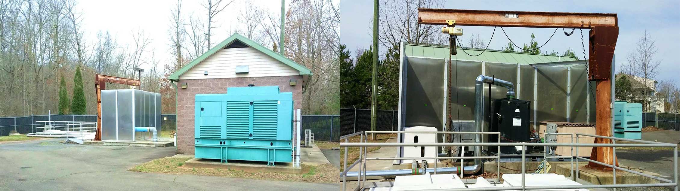PrinceWilliamHydraulicCollage2 Hydraulic Substation Noise Reduction