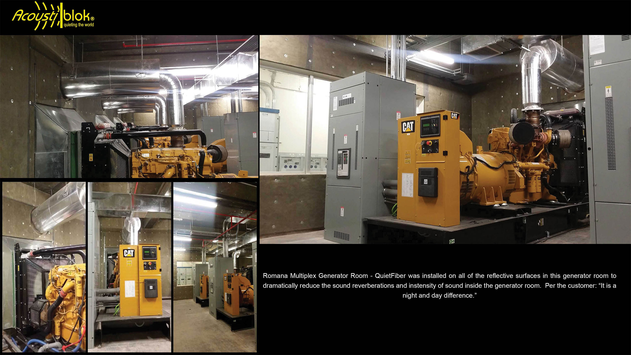 Romana-Multiplex-Generator-Room-2560 Power Generation Noise Reduction