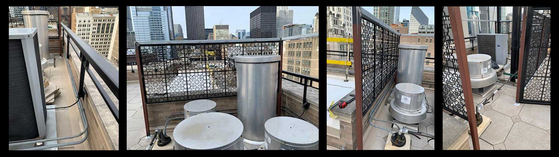 Rooftopia-BeforeCollage2 Rooftop Utility Equipment Enclosure