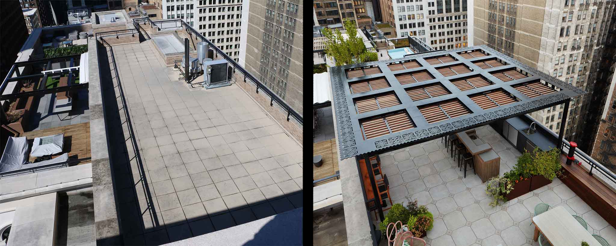 RooftopiaBeforeAfter Rooftop Utility Equipment Enclosure