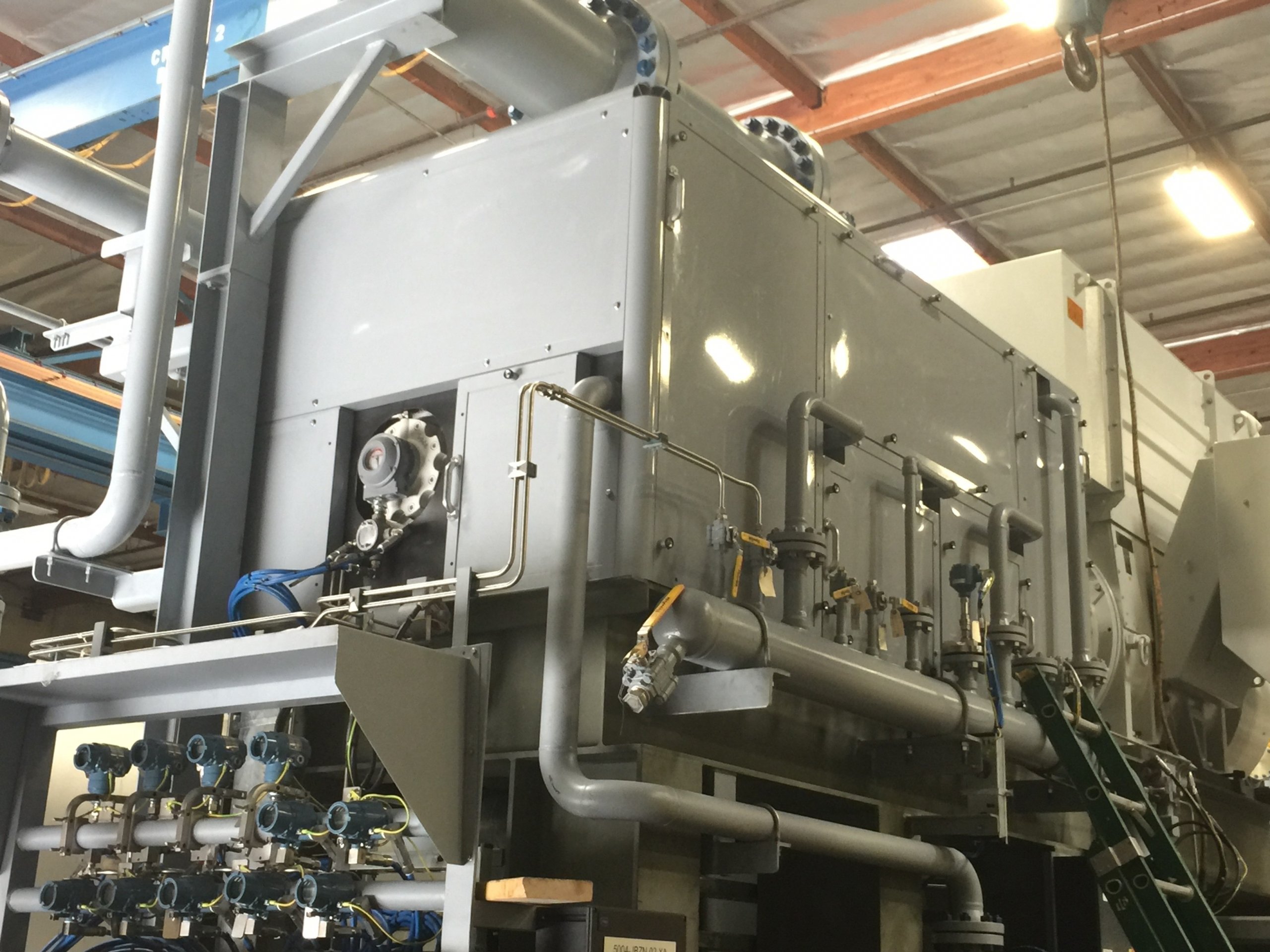 Sound enclosure A (front -left) C2C Mayekawa Compressor Enclosure