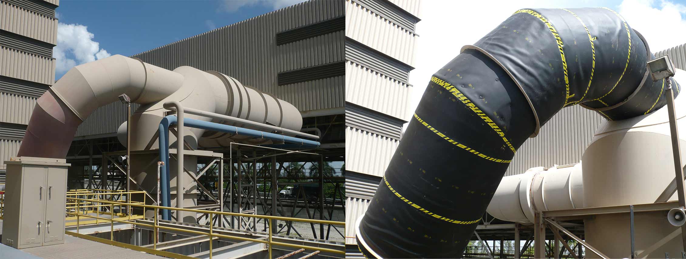 WheelabratorImageCollage2 Acoustiblok Reduces Unsafe Energy Plant Noise
