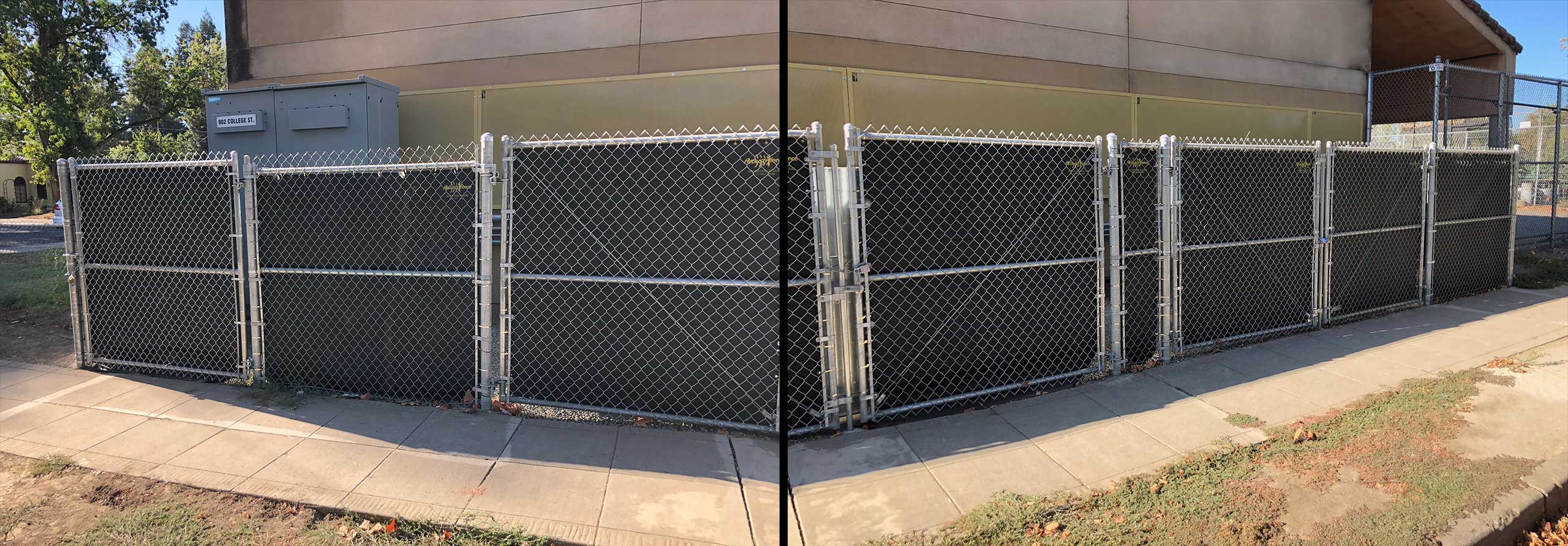 WoodlandSchoolCollage1 Woodland Compressor Noise Barriers
