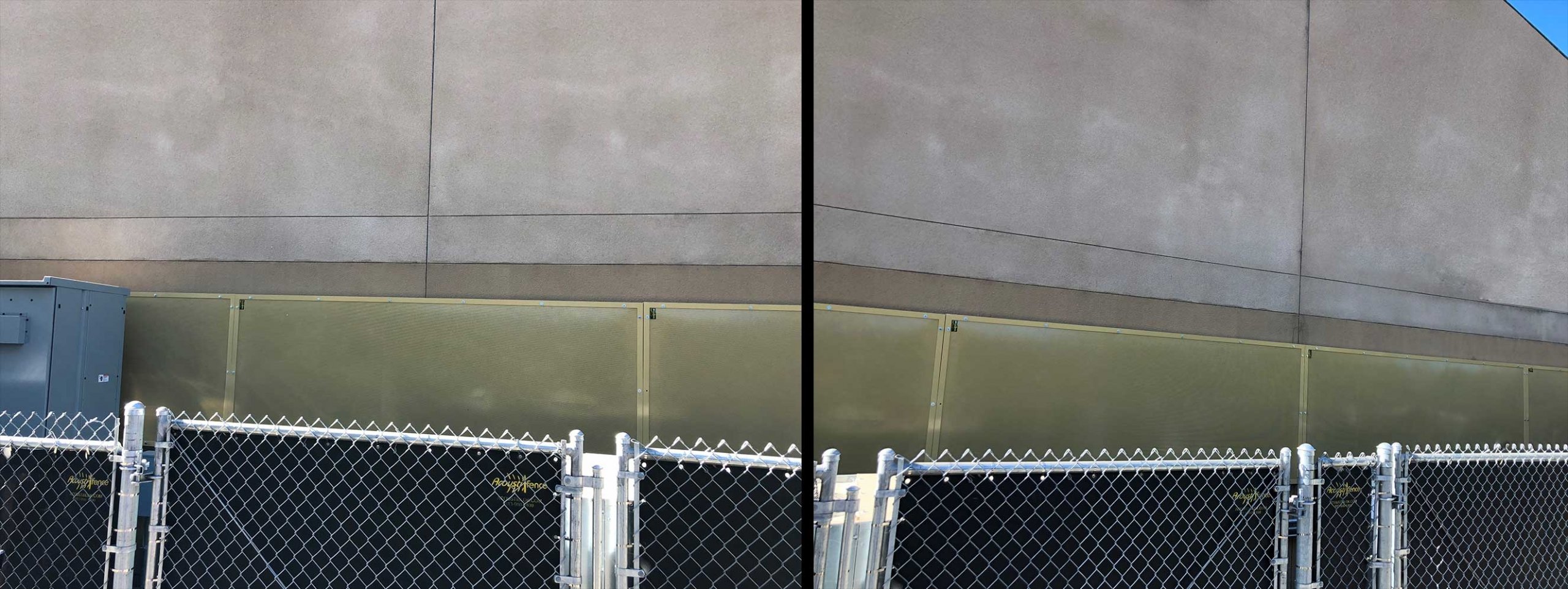 WoodlandSchoolCollage2 Woodland Compressor Noise Barriers