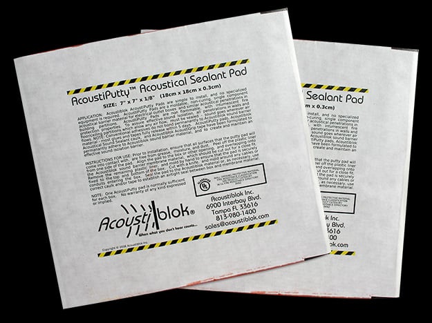 putty-pad-pair-reduced Acoustiblok Installation Accessories